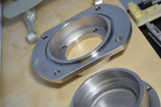 Machined stainless steel part 